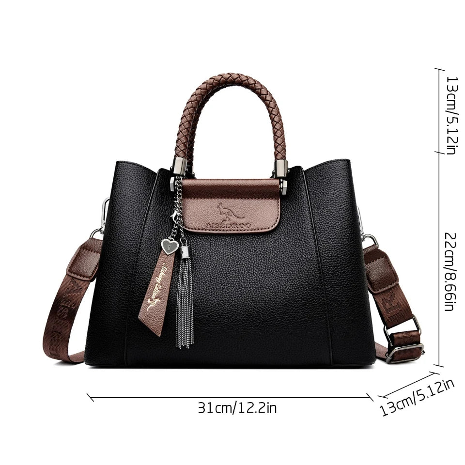 Designer Shoulder Hand Bags for Women Sac Woven Handle High Quality Leather Casual Tote Luxury Women Bags Handbag Crossbody Sac