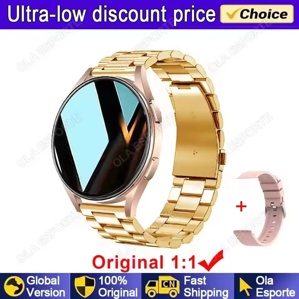 Smart Watch 1.77inch HD AMOLED Screen Bluetooth Call Health Monitor Smartwatch Men Women Fitness Sports Watches For Android IOS
