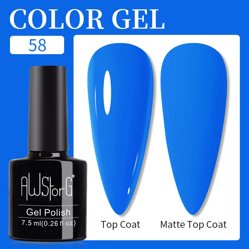 AWStorG 5ML Colorful Laser Cat Magnetic Gel Blue Glitter Shine Soak Off  Semi Permanent  UV Gel Nail Art Varnish Nail Supplies