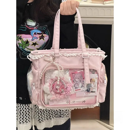 Ballet Girl Large Appetite Itabag Japanese Two-Dimension Single Shoulder Crossbody Bag Gift For Friends Women'S Handbag