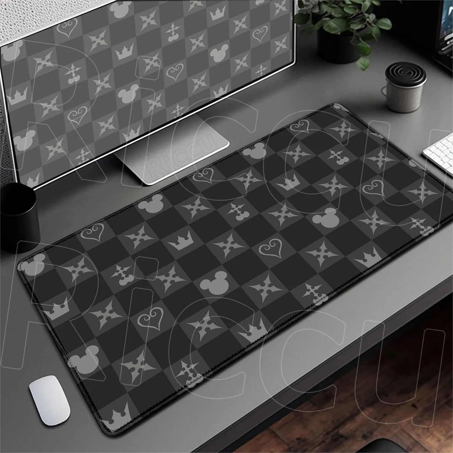 Anime Mousepad Hot Gaming K-kingdom H-hearts Non-Slip Laptop Long Deskmat Xxl Office Extended Mouse Mat Gamer Speed Keyboard Pad