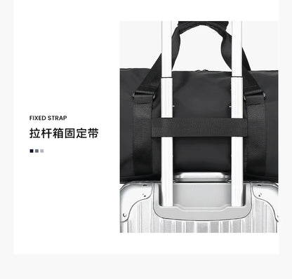 LEE Smart Gym Duffel Bag with Shoe Compartment Dry Wet Bag Men Women Waterproof Large Size Sport Training Luggage Travel Bag