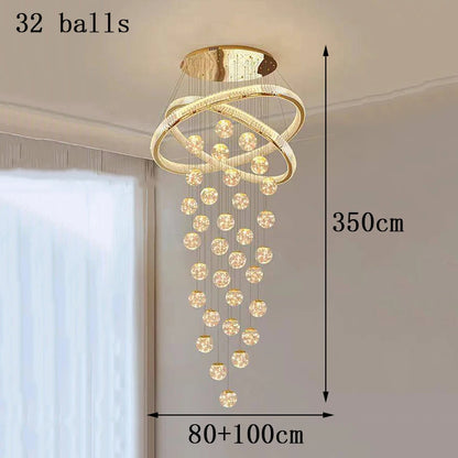 Home decorationPendant lights, luxury crystal living room chandelier, bedroom Pendant lamp, ceiling light, indoor lighting