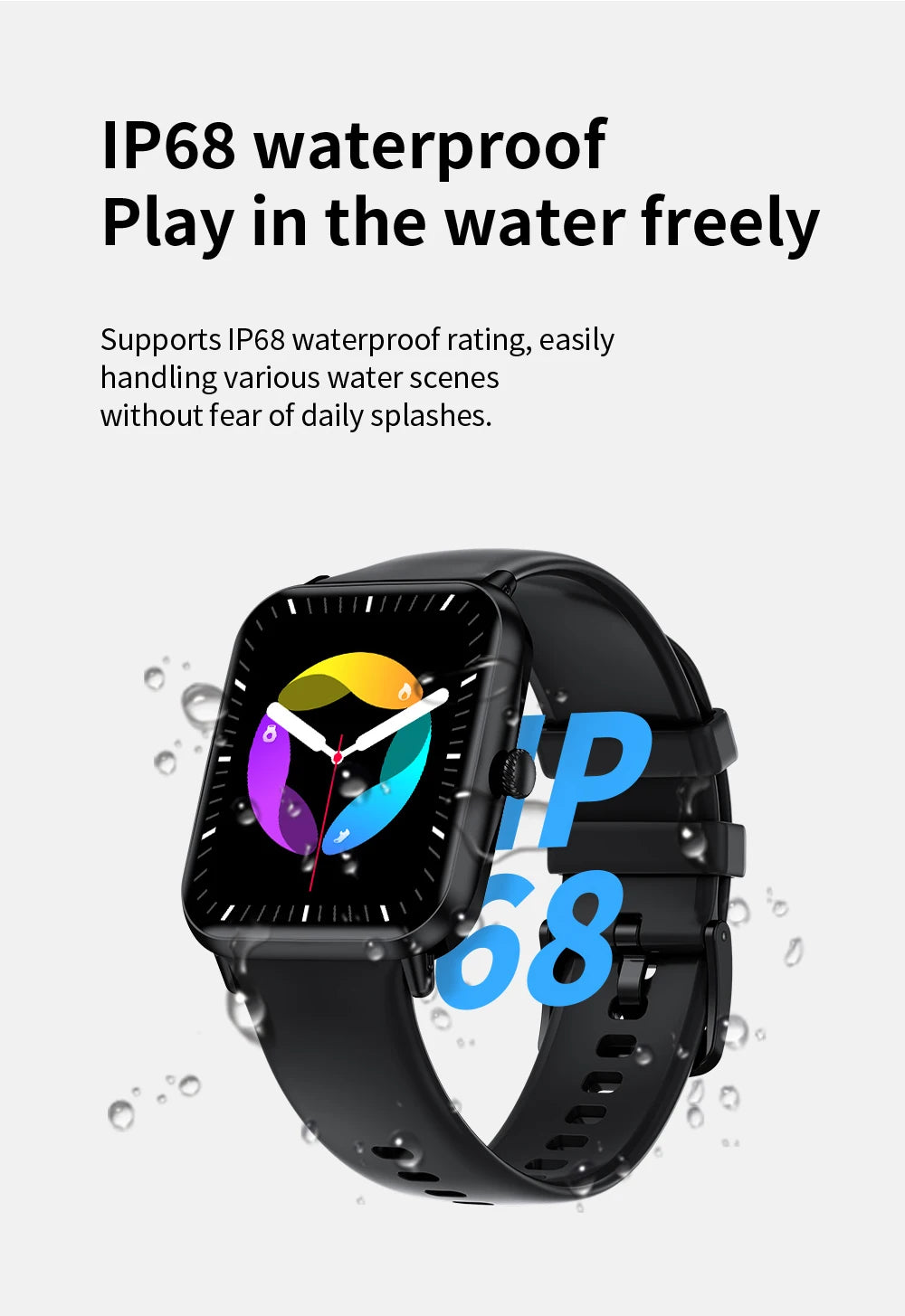 LIGE Fashion 1.83" HD Screen Smart Watch Women Bluetooth Call IP68 Waterproof Ladies Watches Daily Health Monitor Smartwatch New