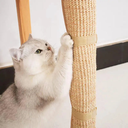 Cat Furniture Protector Natural Sisal Cat Scratcher Mat Cat Scratch Mats Horizontal Cat Floor Scratching Pad Rug Protect Couch
