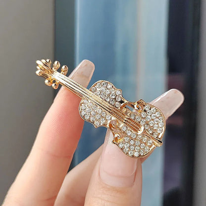 Elegant Crystal Bauhinia Brooches for Women Fashion Rhinestone Bouquet  Brooch Wedding Jewelry Clothing Coat Lapel Pins
