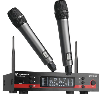 Sennheiser EW100G3 UHF True Diversity Wireless Handheld Microphone System E835 Capsule For Stage Karaoke Wedding Live