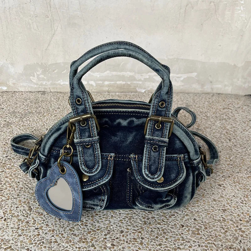 Denim Crossbody Bags for Women Shoulder Bags Hand-held Retro Purse and Handbags Luxury Bags Designers Bag Сумка Женская Bolsa