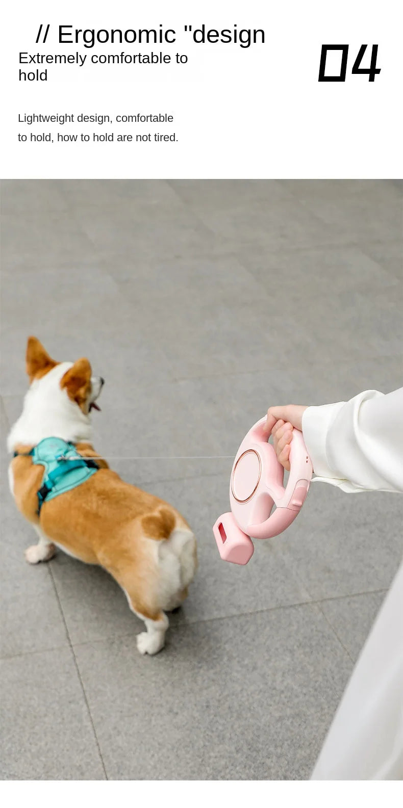 Pet Traction Device Multi Functional Dog Traction Rope Automatic Telescopic LED Lighting Dog Chain Walking Tool New DropShipping