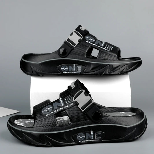 Summer Men's Slippers Outdoor Sandals Beach Comfortable EVA Soft Slides Clogs Casual Garden Shoes Men Women Indoor Home Slippers