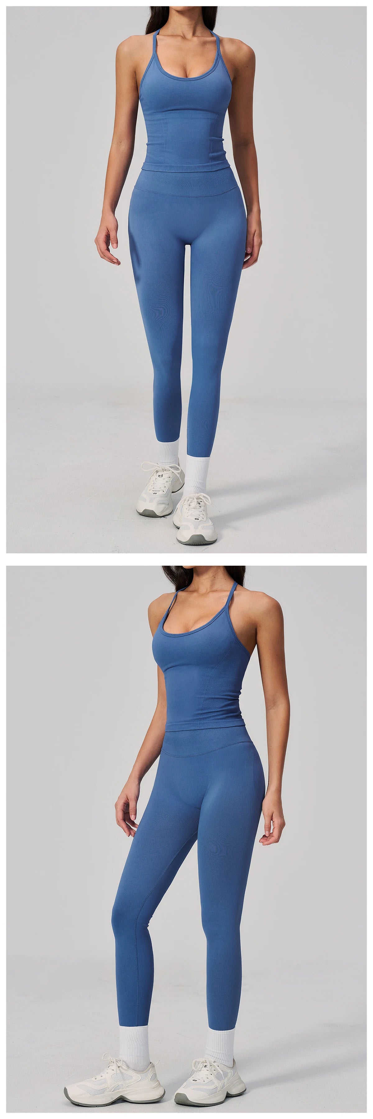 Fitness Suit 2PCS Women's Tracksuit Yoga Set Sports Outfits Gym Clothes Running Push Up Sportswear Female Workout Yoga Clothes