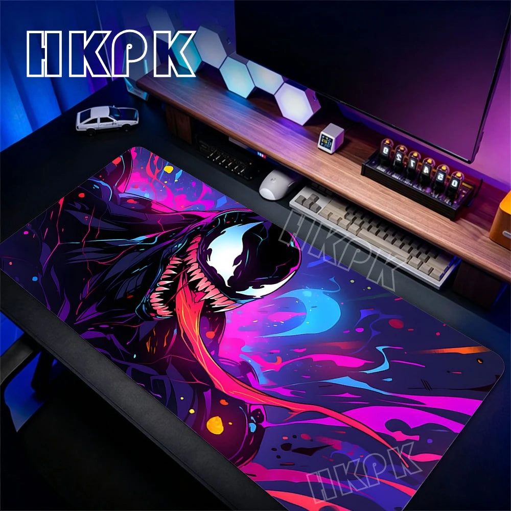 90x40cm Mouse Pad Gaming Large Dywan Gamer Keyboard HD Desk Mat Non-Slip Rubber Table Carpet Mousepad Venoms XXL For Computer