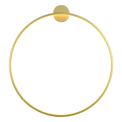 Minimalist LED Circle Background Wall Lamp Home Indoor Decor Wall Sconces Living Room Hall Hotel Wall Lights Bedside Light Black