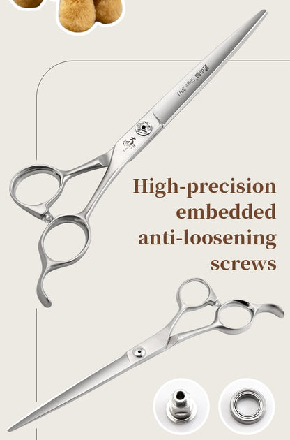 Fenice Slim Narrow Dog Grooming Scissors Set Straight/Curved/Thinner/Chunker Shears Scissors Specialized for KR and JP Groomers
