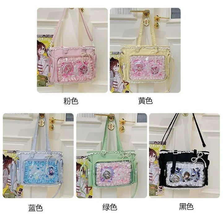 Ballet Girl Large Appetite Itabag Japanese Two-Dimension Single Shoulder Crossbody Bag Gift For Friends Women'S Handbag