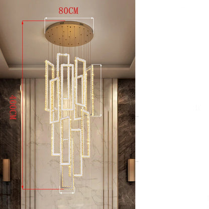 Modern home decoration salon lamps for living room smart crystal Pendant lights dining room indoor lighting