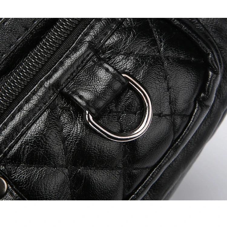 Women's Crossbody Bag, Synthetic Leather Shoulder Bag with Adjustable Shoulder Straps, Lightweight Multi Pocket Bag with Zipper
