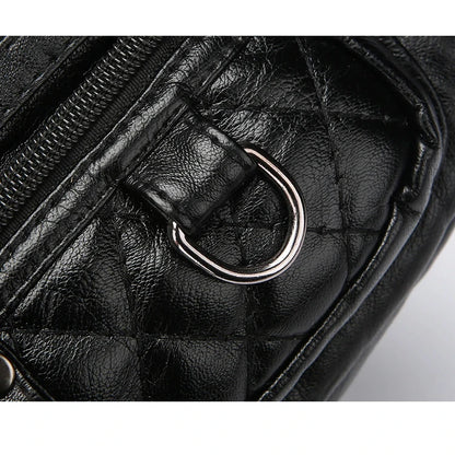 Women's Crossbody Bag, Synthetic Leather Shoulder Bag with Adjustable Shoulder Straps, Lightweight Multi Pocket Bag with Zipper