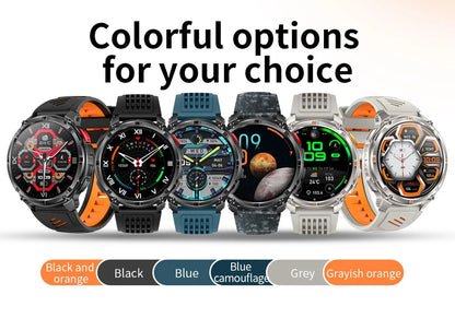 2026 New T-Rex3 Pro 1100mAh Battery Smart Watch GPS path 5ATM Waterproof Sports Run tracker Outdoors Compass Military Smartwatch