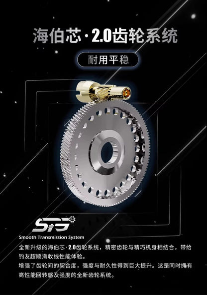 Haibo 26 NEW ARISE AIR Fishing Reel 142g 7.2:1 8.3:1 Carbon Fiber Frame & Side Cover 11B+1RB Micro Baitcasting