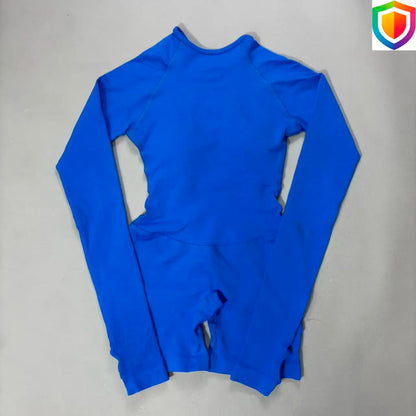 2026 DF‑Impact Women Stretch Long‑Sleeve Backless Yoga Jumpsuit, Slim‑Fit One‑Piece Bodysuit Gym Workout Fitness Suit