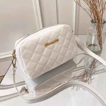 Fashion PU Leather Women Shoulder Bags Luxury Design Quilted Shopper Bag Female Casual Crossbody Bags Female Small Handbag Purse