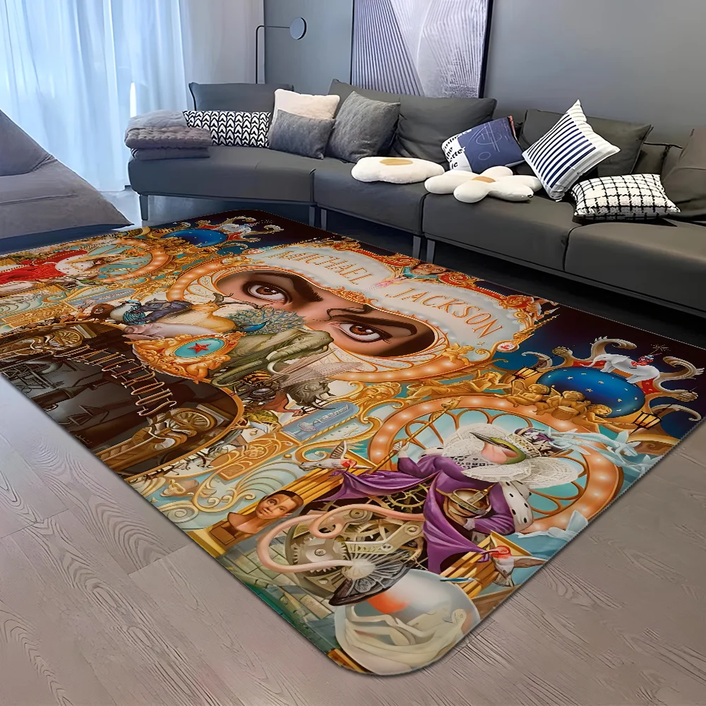 Michael Jackson Hallway Carpet INS Style Soft Bedroom Floor House Laundry Room Mat Anti-skid Bedside Area Rugs