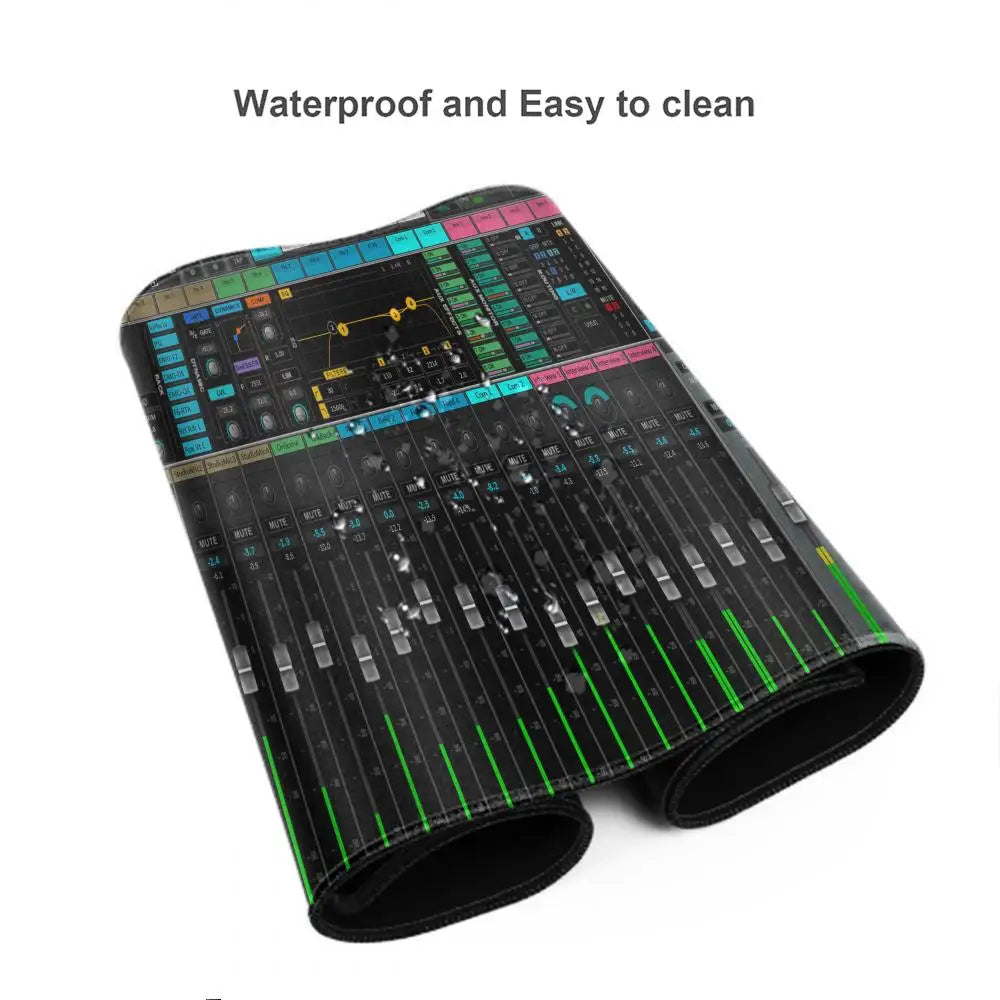 HYBXAXC Mouse Pad XXL Audio Mixer Mixing MouseMat Console DIY Custom Gaming Mat PC Mousepad Large Pads 60x30/70x30cm Gaming Desk