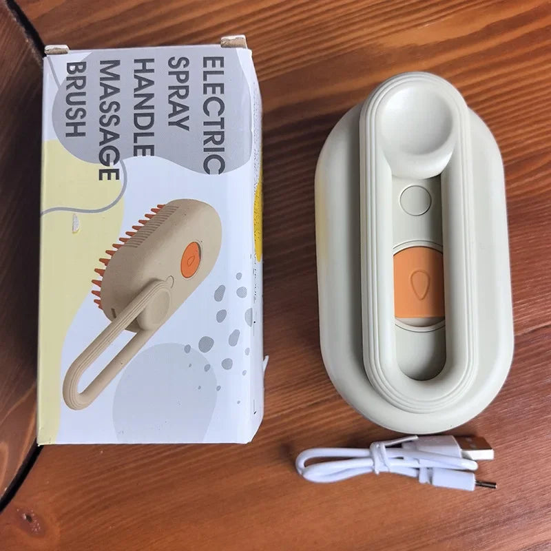 Pet Steam Brush Cat Dog Cleaning Steamy Spray Massage Beauty Comb 3 in 1 Hair Removal Grooming Supplies Pets Accessories Comb