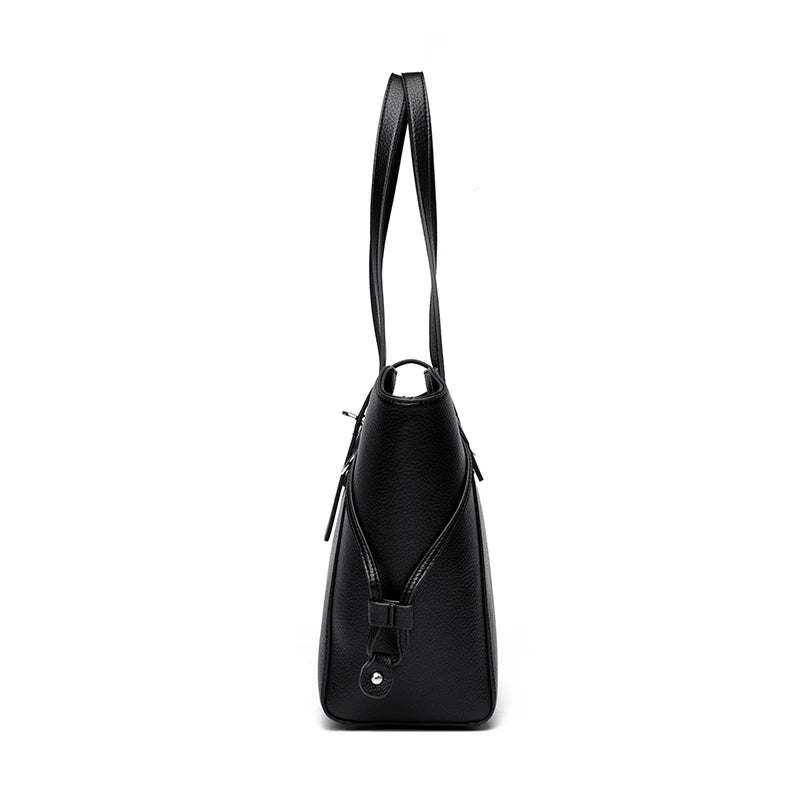 Luxury Brand PU Leather Shoulder Bags Women Fashion Large Capacity Handbag Elegant Crossbody Purse For Ladies Casual Office Tote