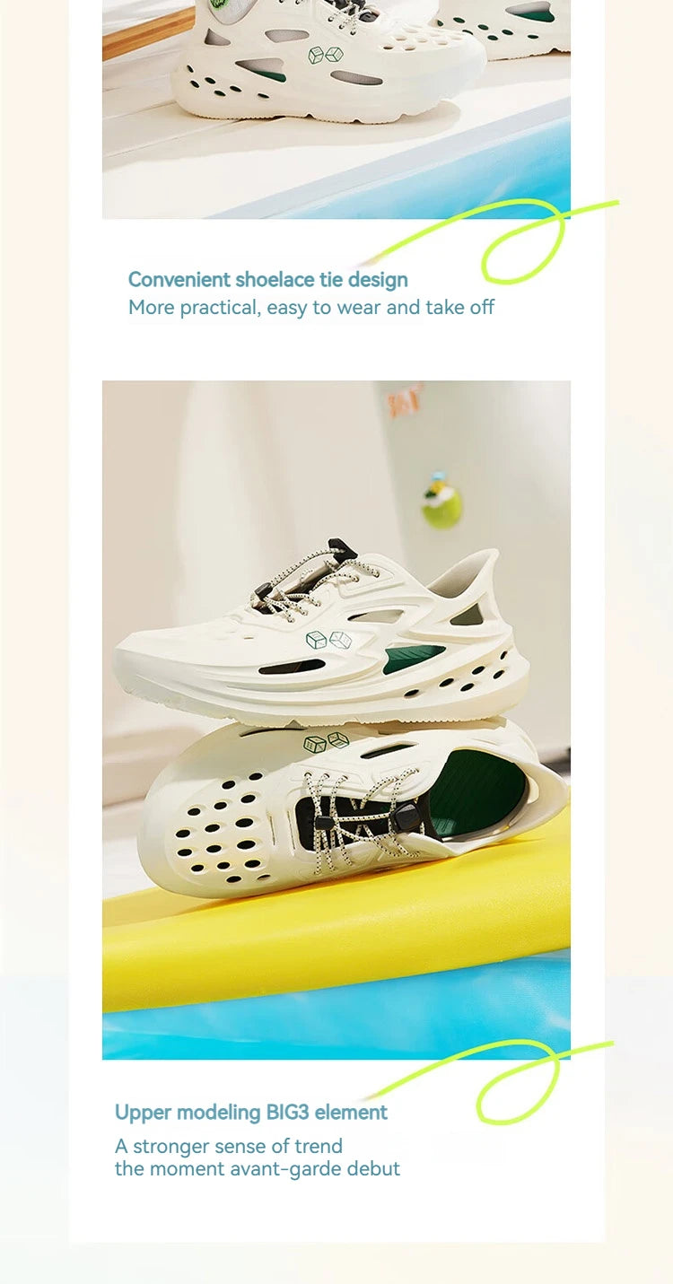 361 Degrees BIG3 Men'S Women's Sports Slippers Summer Outdoor Non-Slip Detachable Beach Casual Sandals And Slippers 672426717