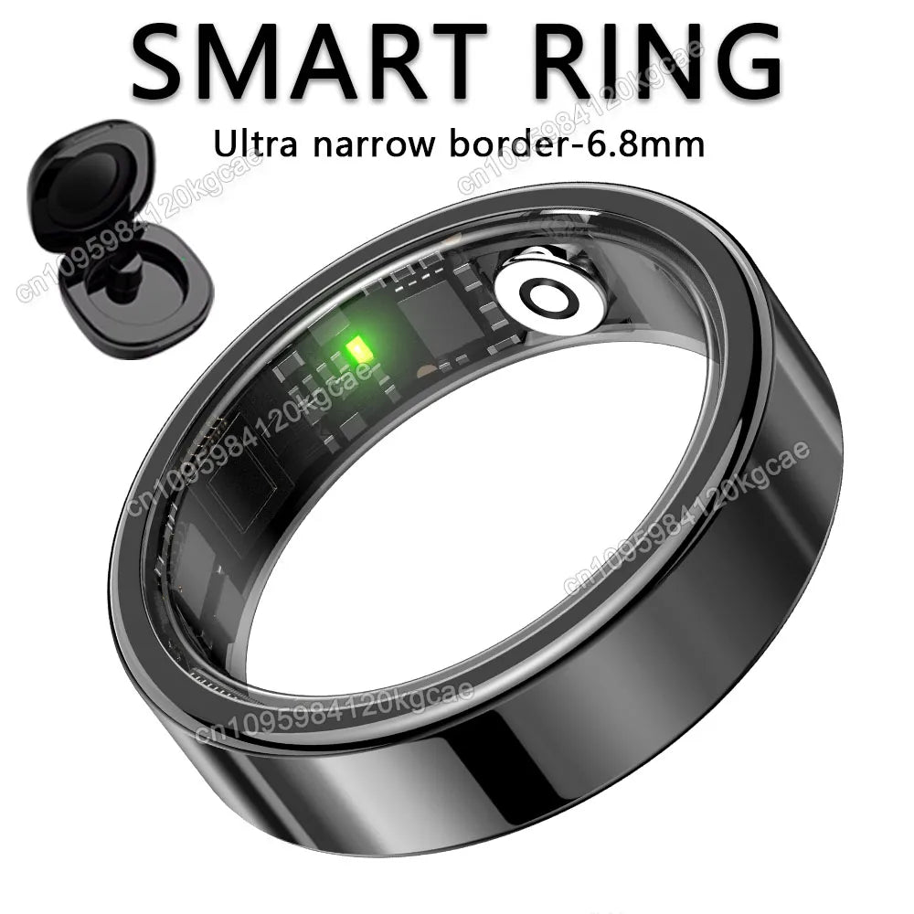R10 Smart Ring with Charging Case for Men Women, Health and Sleep Monitor, 5ATM Waterproof, Multi-sport Mode, Smartring 2026 New