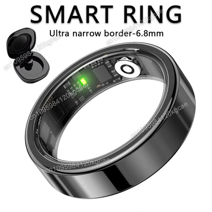 R10 Smart Ring with Charging Case for Men Women, Health and Sleep Monitor, 5ATM Waterproof, Multi-sport Mode, Smartring 2026 New