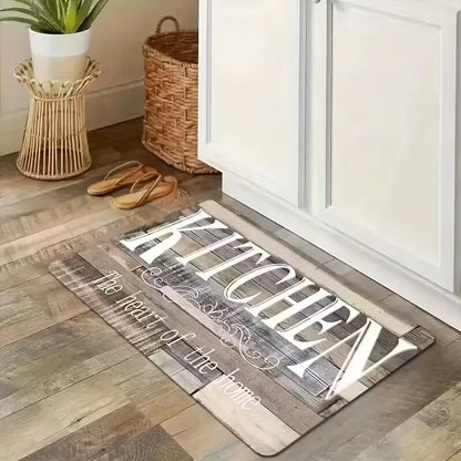 Kitchen Floor Mat Doormat for Living Room Bedroom Door Balcony Decorative Floormat Non-slip Long Strip Area Carpet