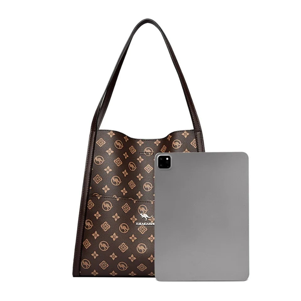 Genuine Brand High Quality Leather Casual Tote Luxury Handbags Women Bags Designer Shoulder Top-handle Bags for Women Sac A Main