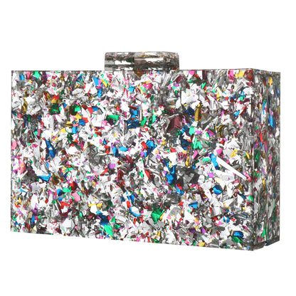 Acrylic Luxury Wedding Chain Handbag Women Box Clutch Evening Bags Chic Party Shoulder Crossbody Bags Ladies Dinner Dress Purses