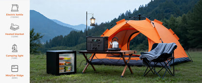 Ctolity Power Stations for Camping Equipment Powerbank 300w 1000w 2000w Portable Power Station Lifepo4 Battery Solar Generator