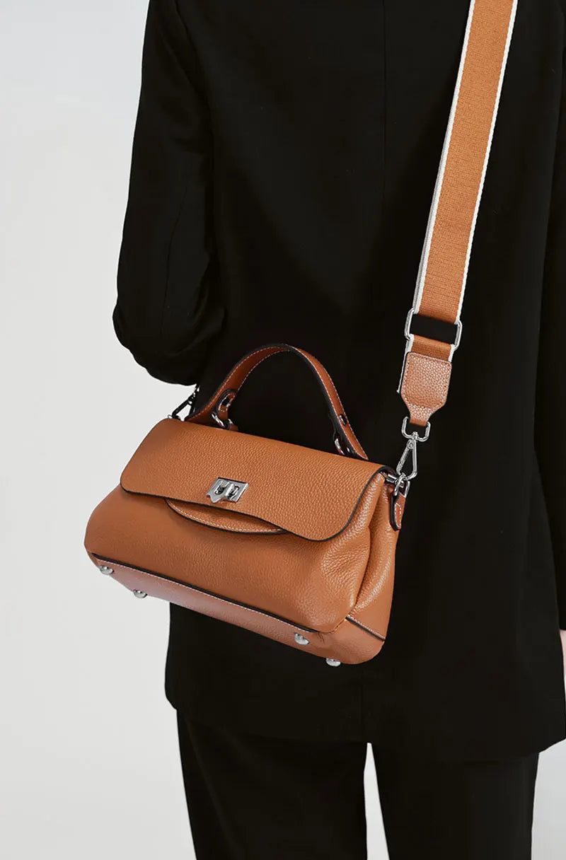 Genuine Leather Women's Bag Luxury Designer Crossbody Bags High Quality Cowhide Women Shoulder Bag Female Handbags M8863