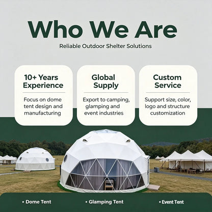 Waterproof Clear PVC Geodesic Dome Bubble Tent, Large Space OEM ODM Available for Resort Hotel Business Outdoor Camping