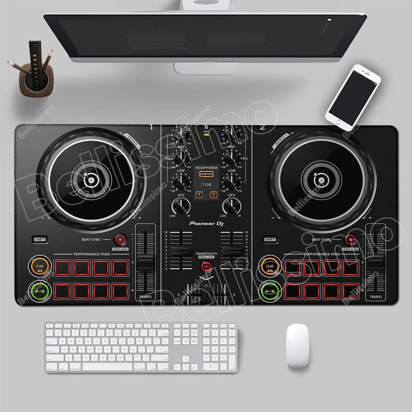 Mouse Pad Music Radio Dj Panel Gamer printon demand Custom Computer MousePad Natural Rubber Office Soft PC Accessory Desktop Pad