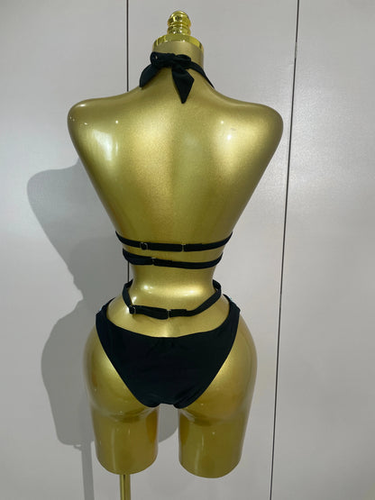 Sexy Sparkly Diamonds Swimsuit Bar Bikini 2026 Fashion Women Crystal Handmade One-piece Bodysuit Swimsuit Stage Photoshoot Wear