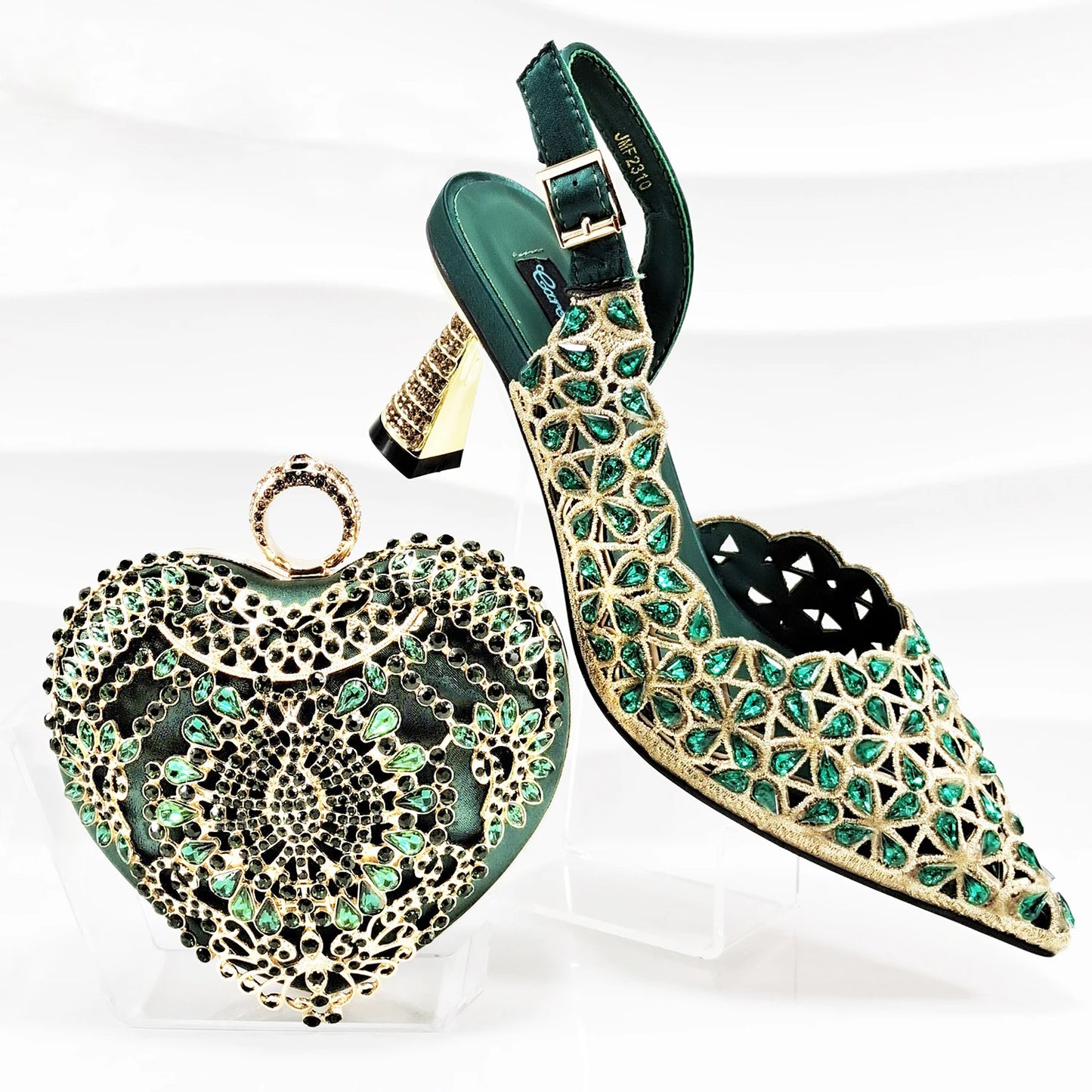 Doershow Lastest Italian Design Fashion Style Ladies Shoes with Matching Bag Set 2024 Nigerian Shoes and Bag Set  AR1-4