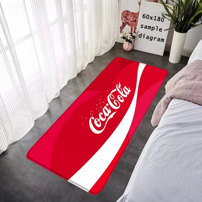 Floor Mat Non-slip Foot Rug for Entryway Cocas Hallway Carpet Colas Kitchen Water Adsorbed Rugs Fluffy Bedside Mats Home Decor