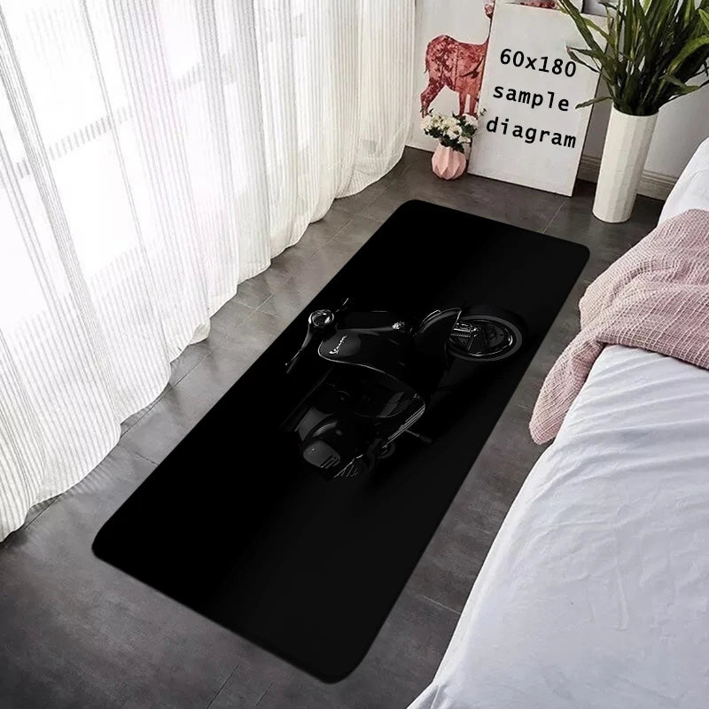 House Entrance Doormat Motorcycle Hallway Carpet Living Room Rugs V-Vespas Foot Carpets Bath Rug Floor Mats Non-slip Home Decor