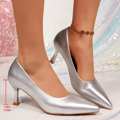 Women High Heels Pumps Thin Heel Spring Autumn New Style Shoes Pointed Toe Single Shoes for Women Luxury Designer Heels Women