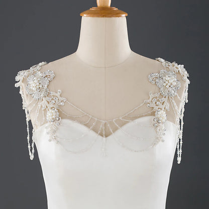 Bridal Jewelry Diamond Shoulder Chain Crystal Necklace Bolero Bridal Covered Body Chain Wedding Accessories Women Shrugs SG10