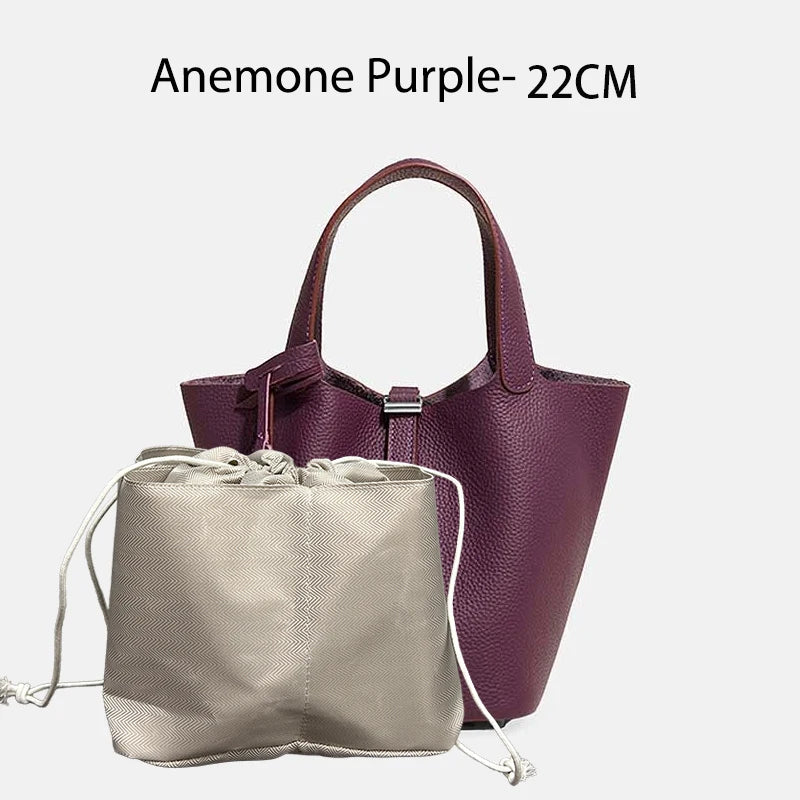 Women Bags Handbags Bucket Bag 18/22 Big Small Fashion Tote Bag Genuine Leather Luxury Quality Designers Lady Hand Bags