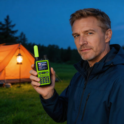 1/2PCS Baofeng UV-5R Mini Green Walkie Talkie With Green 805s 5CM Antenna Frequency Copy Ultralight AM FM UHF VHF 1KM-5KM Range