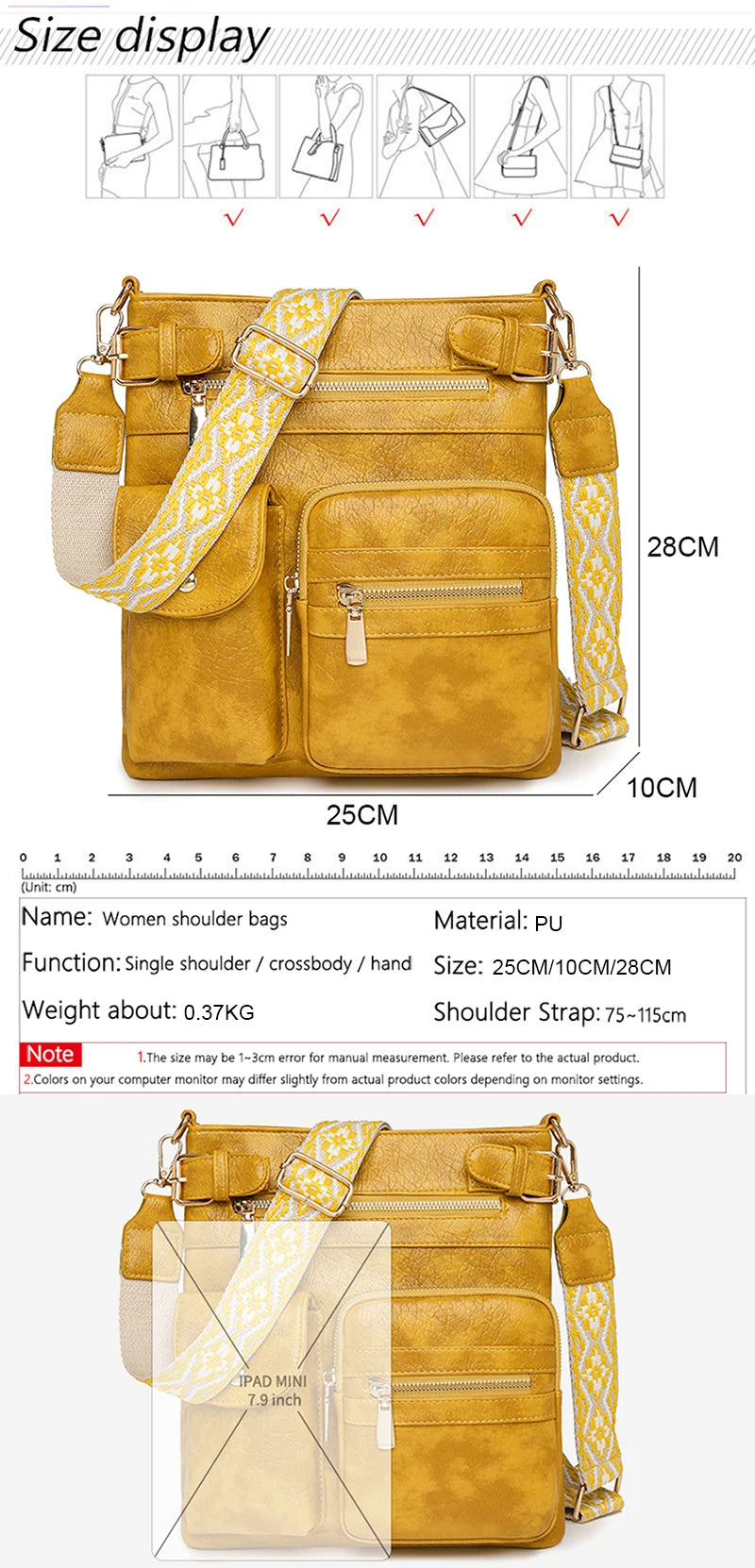 Designer Luxury Handbags 2025 New Vintage Soft Leather Tote Bags For Women Multi-pocket Shoulder Messenger Bags High quality Sac