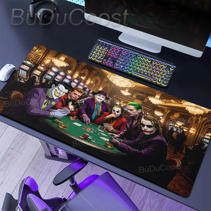 J-Jokers Popular Movies Mousepad HD Printing Computer Gamers Locking Edge Non-slip Mouse Pad XXL Non-Slip Keyboard PC Desk Pad